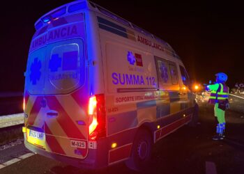 Una UVI móvil del SUMMA 112 en un accidente. Foto archivo