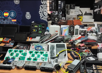 Efectos intervenidos a los miembros de la banda