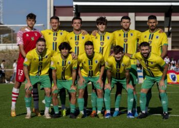 La AD Parla en un partido de esta pretemporada