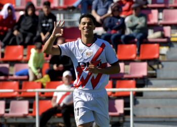 Etienne Eto'o en una foto del Rayo Vallecano