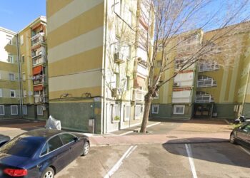 Calle San Juan del Viso, 7, donde se ha producido esta tarde el incendio