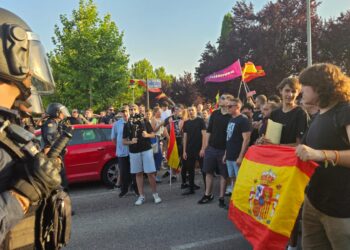 Un momento de la concentración del 4 de julio