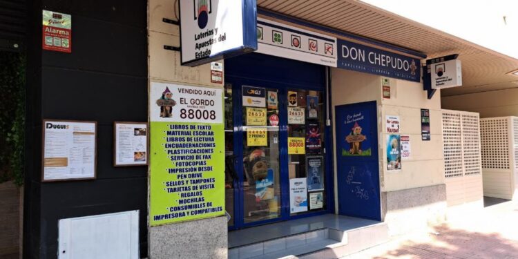 Don Chepudo vuelve a traer un premio de lotería a Alcalá: el segundo del sorteo de ayer jueves con 6.000 euros por décimo jugado
