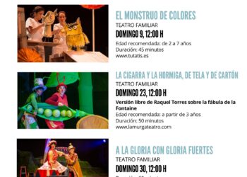 Gilitos ofrece varias propuestas de teatro familiar en noviembre