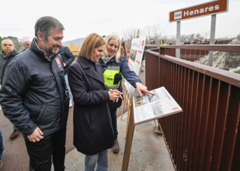 La alcaldesa agradece a la Comunidad de Madrid las obras del puente del Zulema, que además de reforzar sus estructuras, mejorará la seguridad vial y peatonal