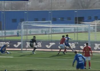 Gol del Solozábal para el Getafe. Imagen Getafe TV