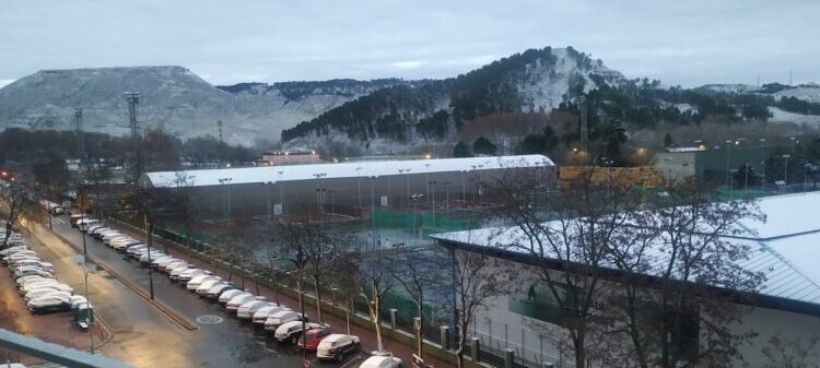 Nieve en Alcalá el 5 de enero de este año (Foto Mariano Carpintero)