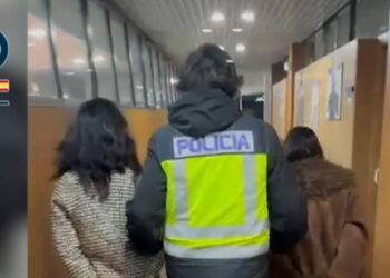 Imagen de archivo de la Policía Nacional con dos detenciones