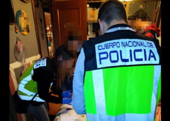 Imagen de archivo de una intervención de la Policía Nacional