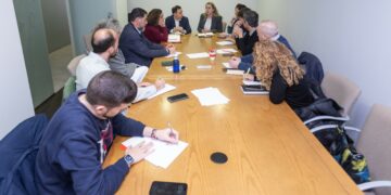 Reunión de la comisión gestora de la Agrupación del PSOE de Alcalá con el grupo muicipal socialista
