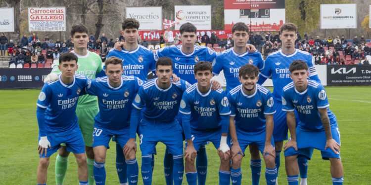 El Real Madrid C en el Val la temporada pasada. Foto Baldo