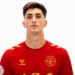 Kevin Manzano con la camiseta de la RSD Alcalá en una imagen creada con IA