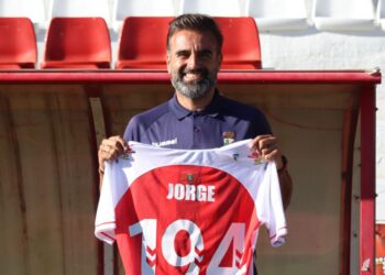 Jorge Martín de San Pablo en su etapa como entrenador del Alcalá; hoy es el director general de la Deportiva (Foto RSD Alcalá)