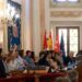Los concejales de Vox votando en contra de la propuesta del PP