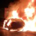 incendio de un coche en Alcalá en una imagen de archivo