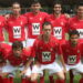 El equipo del Alcalá que quedó campeón en tercera división en 2007. Jesús Muñoz es el cuarto de izquierda a derecha de pie