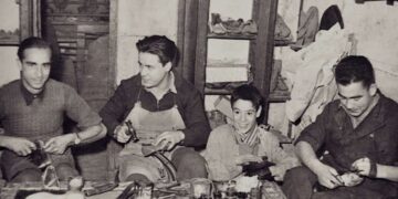 El taller de zapatería de Manuel Cámara en la calle Carmen Calzado